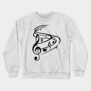 Music notes design Crewneck Sweatshirt